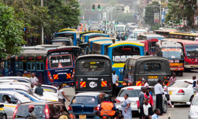 Rush hour in Nairobi. Transport accounts for about 13% of Kenya’s greenhouse gas emissions.