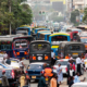 Rush hour in Nairobi. Transport accounts for about 13% of Kenya’s greenhouse gas emissions.