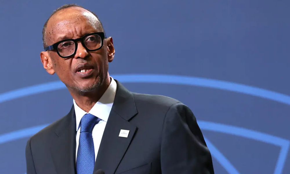 Paul Kagame, the fourth and current president of Rwanda, in office since 2000.