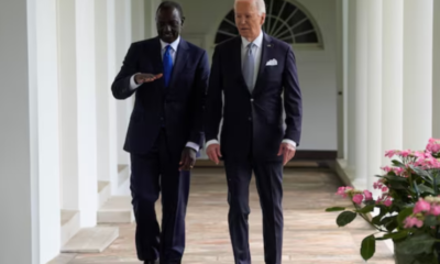 Kenyan president Ruto and US president Biden