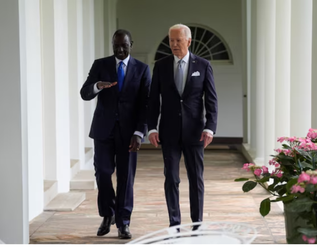 Kenyan president Ruto and US president Biden